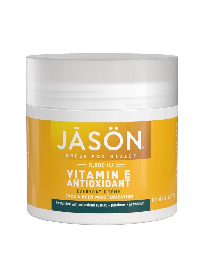 جيسون كريم مرطب بفيتامين E 5000 وحدة دولية من جيسون، للوجه والجسم، رائع كهدية للزوجين، 4 أونصات سائلة - Image 1