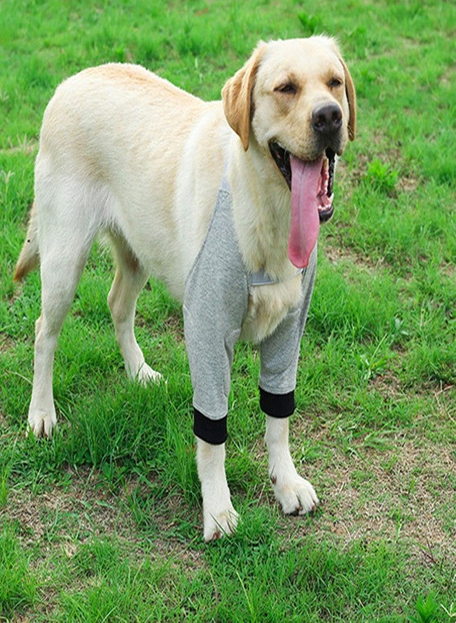 Asixxsix Dog Elbow Protector, Breathable Dog Joint Recovery Sleeve for Prevent Licking Wound, Dog Elbow Brace Protector Pads for Canine Elbow and Shoulder Support, Dog Recovery Sleeve (XL) - Image 3