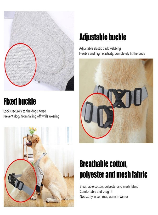 Asixxsix Dog Elbow Protector, Breathable Dog Joint Recovery Sleeve for Prevent Licking Wound, Dog Elbow Brace Protector Pads for Canine Elbow and Shoulder Support, Dog Recovery Sleeve (XL) - Image 5