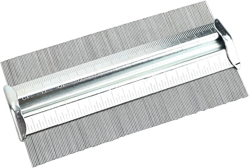 High-performance Metal Gauge Profile Measuring Tool Carpet Laying Cutting Tiles Carpentry Woodwork Metalwork Shape Template Shape Tracing Duplicator Irregular Welding Woodworking Tracing - Image 1