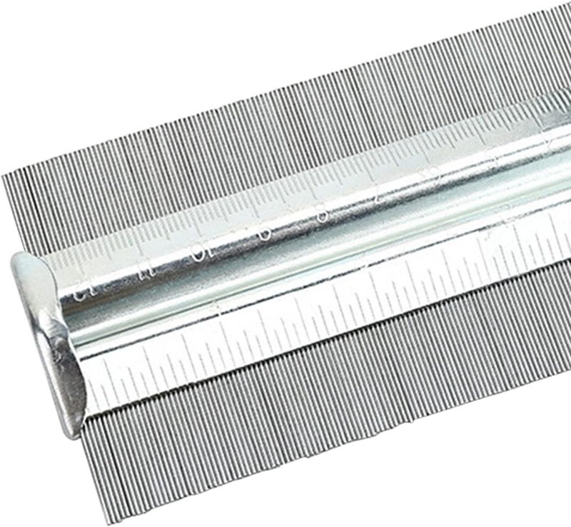 High-performance Metal Gauge Profile Measuring Tool Carpet Laying Cutting Tiles Carpentry Woodwork Metalwork Shape Template Shape Tracing Duplicator Irregular Welding Woodworking Tracing - Image 3
