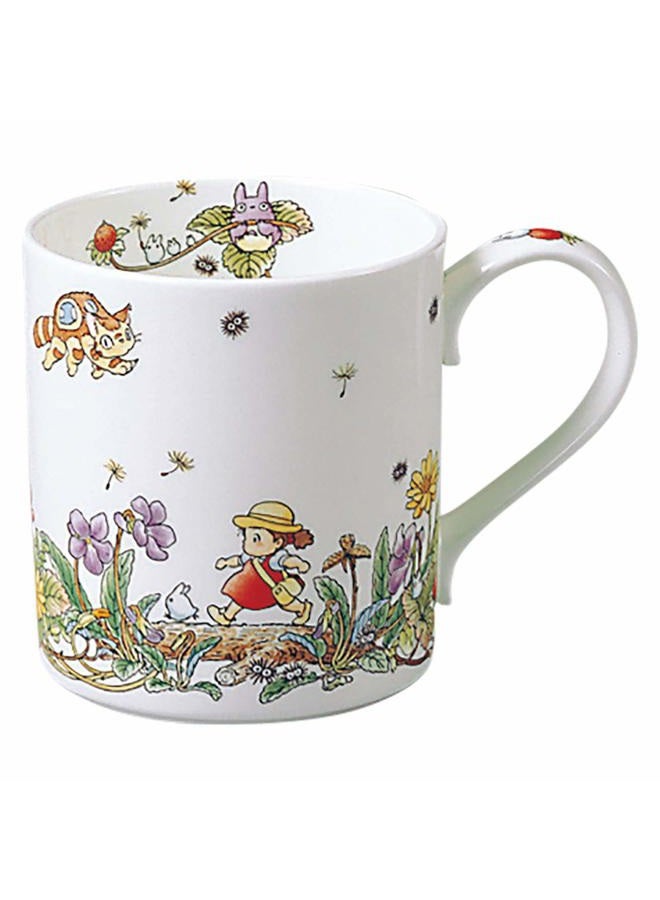 Noritake T97265/4660-3 My Neighbor Totoro Mug, 13.5 fl oz (400 cc), Snake Strawberry Version, Microwave Safe, 1 Piece, Bone China - Image 1