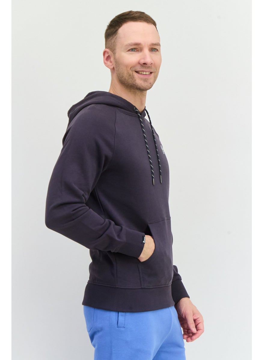 Penfield Men Hooded Embroidered Logo Long Sleeves Swearshirts, Dark Grey  - Image 2