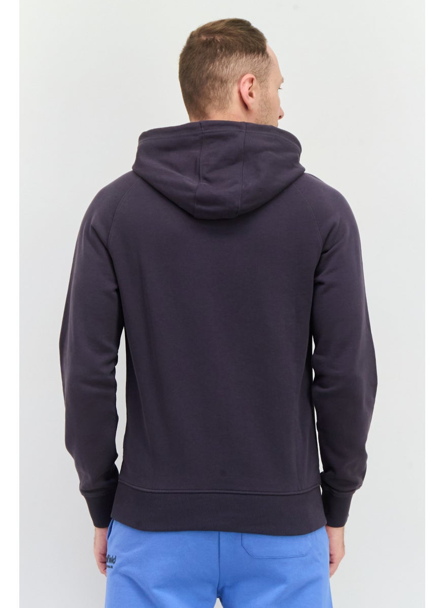 Penfield Men Hooded Embroidered Logo Long Sleeves Swearshirts, Dark Grey  - Image 3