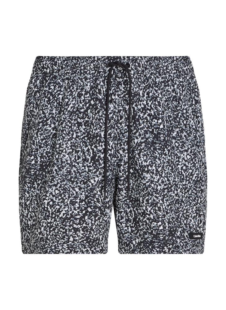 CALVIN KLEIN Medium Printed Swim Shorts With Drawstring  - Image 5