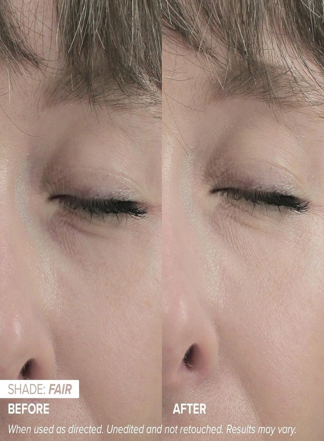 درمتلجي مصحح لون العين المضيء من DRMTLGY بعامل حماية من الشمس 41، مصحح لون منطقة تحت العين للهالات السوداء، كريم عين ملون مضاد للشيخوخة، سيروم مرطب للعين بلمسة نهائية خوخية، مناسب لبرامج FSA/HSA، عميق - Image 2