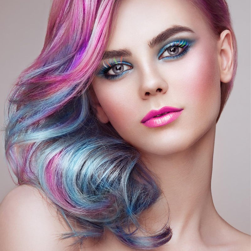 Sibba Colored Lashes Cluster, 14MM Individual False Lashes, Wispy & Curl Eyelashes, DIY Eyelashes Extension at Home, 140Pcs Colorful Cluster Eyelashes - Image 5