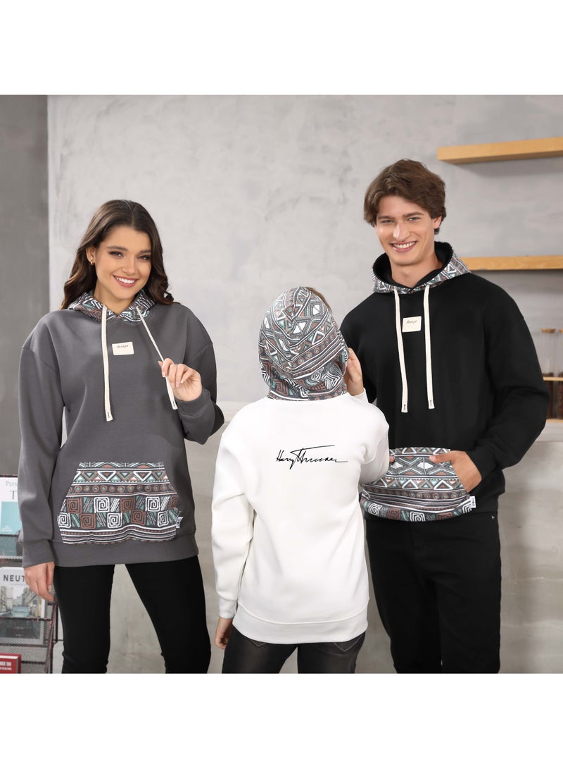 Dantil Line Boys fur oversize hoodie - Image 1