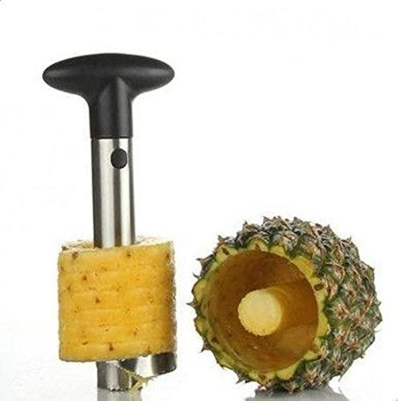 Fruit Pineapple Corer Slicer Peeler Cutter Parer Knife Kitchen Tool Stainless