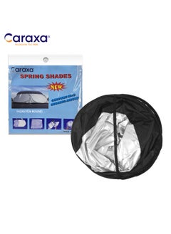 Caraxa Car Windshield Sun Shade Round Color Silver 142X67CM  - Image 2