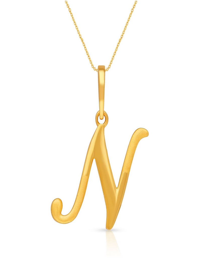 Malabar Gold and Diamonds 22k 916 Purity Gold Pendant for Women DZPN180NY  - Image 1