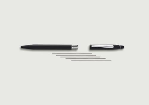 Cross Click Refillable Pen & Pencil Gift Set Presented in a Everyday Gift Box - Medium Point, Black Ink, Black & Chrome - Image 5