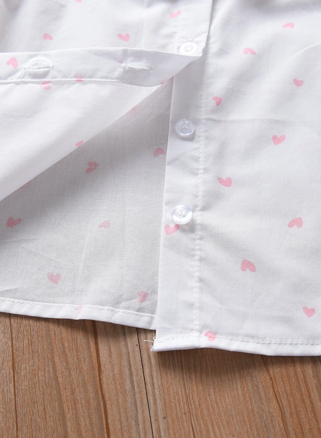 KUYEEBEAR Girls Short Sleeve Cute Blouse  - Image 5