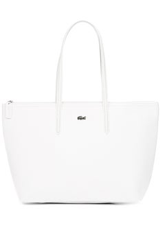 LACOSTE Lacoste Women's Large Shoulder Bag White Tote Bag Women's Lacoste Crossbody Bag  - Image 1