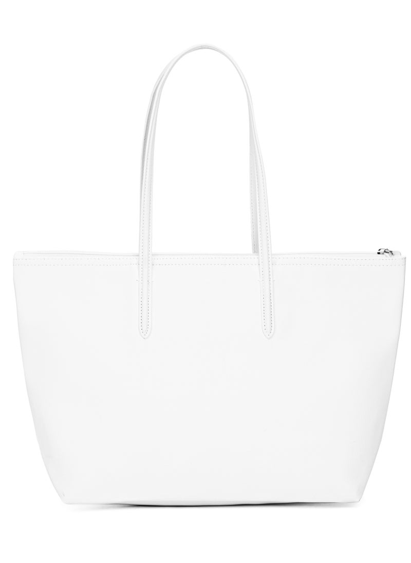 LACOSTE Lacoste Women's Large Shoulder Bag White Tote Bag Women's Lacoste Crossbody Bag  - Image 2