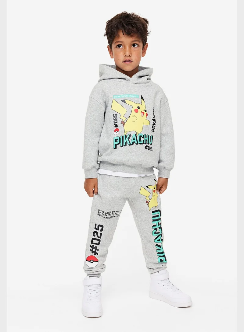 H&M Kids 2 Piece Graphic Hoodie And Pyjama Set