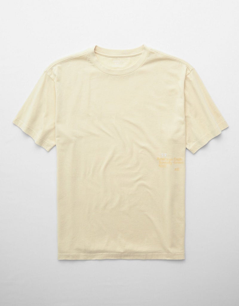 American Eagle AE Applique Logo Graphic T-Shirt - Image 4