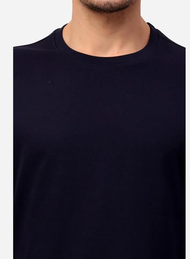 Stylox  Stylox Solid Short Sleeve Regular Fit T-Shirt for Men | Best Price UAE