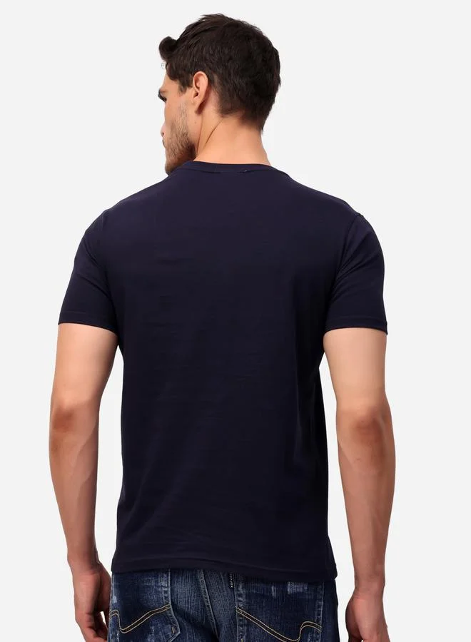 Stylox  Stylox Solid Short Sleeve Regular Fit T-Shirt for Men | Best Price UAE