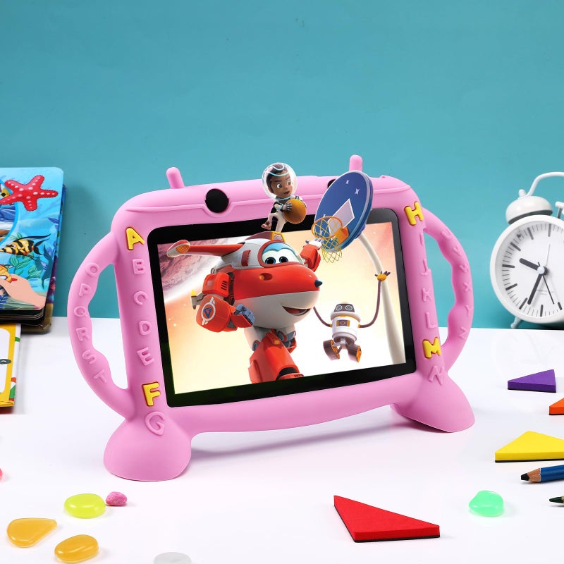 MengDash Kids Tablet, 7 inch Tablet for Kids 2-10, Educational Learning Toddler Tablet Android 11, 3GB RAM+32GB ROM Storage, Google Play YouTube - Image 3