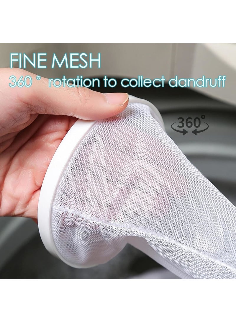 Cobest Pet Hair Remover for Laundry, 3PCS Reusable Laundry Lint Remover, Floating Hair Filtering Mesh Removal, Rotates 360°Lint Catcher, Washing Machine Hair Catcher, Easy to Clean, Hair Filter Net Bag - Image 5