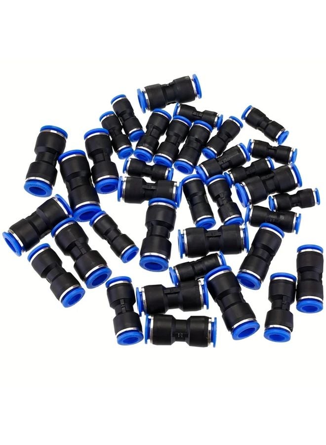 40pcs Plastic Air Hose Quick Connect Fittings For 6 8 10 12mm Tubing Pneumatic Connector Set - Image 2