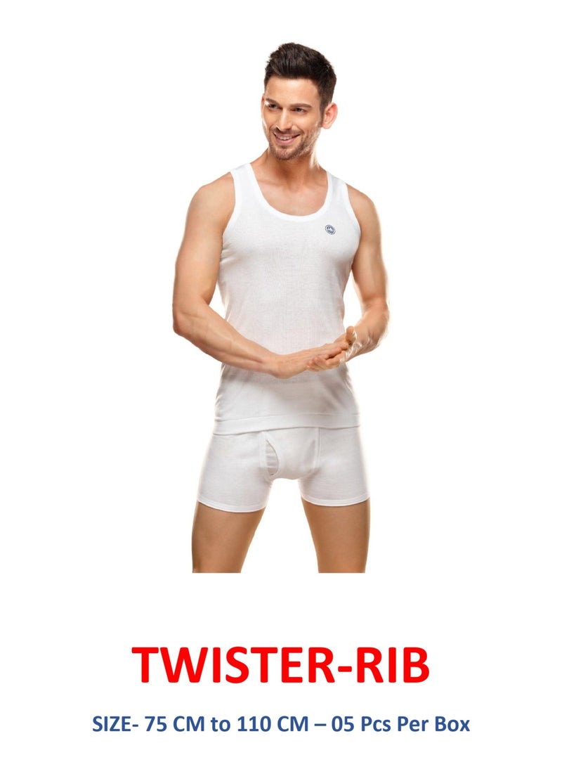 كالزادو تيشيرت داخلي رياضي بدون أكمام للرجال  لكل حزمه مصنوع من القطن بنسبة 100%.