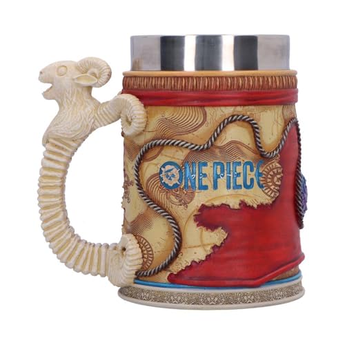 Nemesis Now One Piece Luffy Tankard Officially Licensed Collectible Mug with Stainless Steel Insert 16 Ounce - Image 3