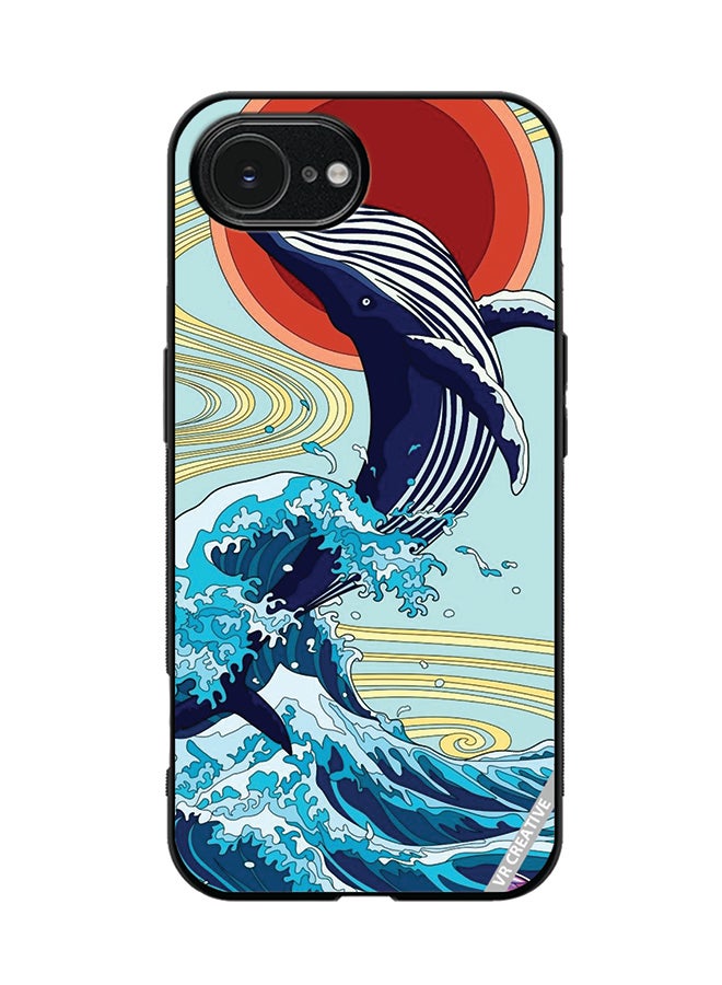 Protective Case Cover For Apple iPhone 16e Dolphin Design Multicolour