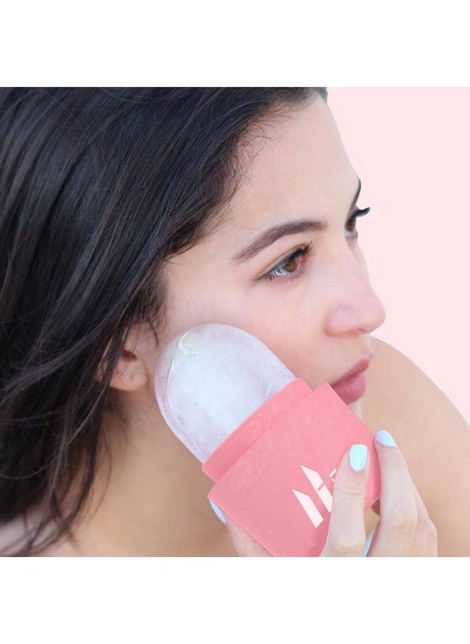 Mountainor - Ice Roller For Face Eyes And Neck To Brighten Skin & Enhance Your Natural Glow And Reusable Facial Treatment To Tighten & Tone Skin [Pink] - Image 1
