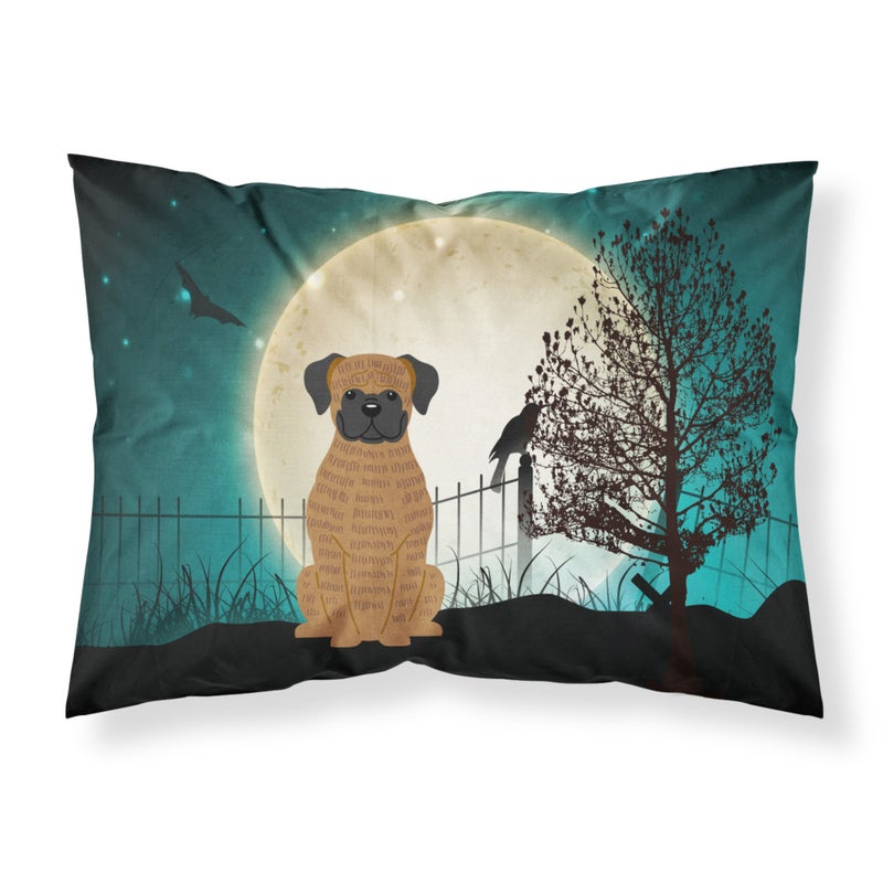 Caroline's Treasures ""Caroline's Treasures Halloween Scary Brindle Boxer Fabric Standard Pillowcase BB2307PILLOWCASE  Multicolor"" 