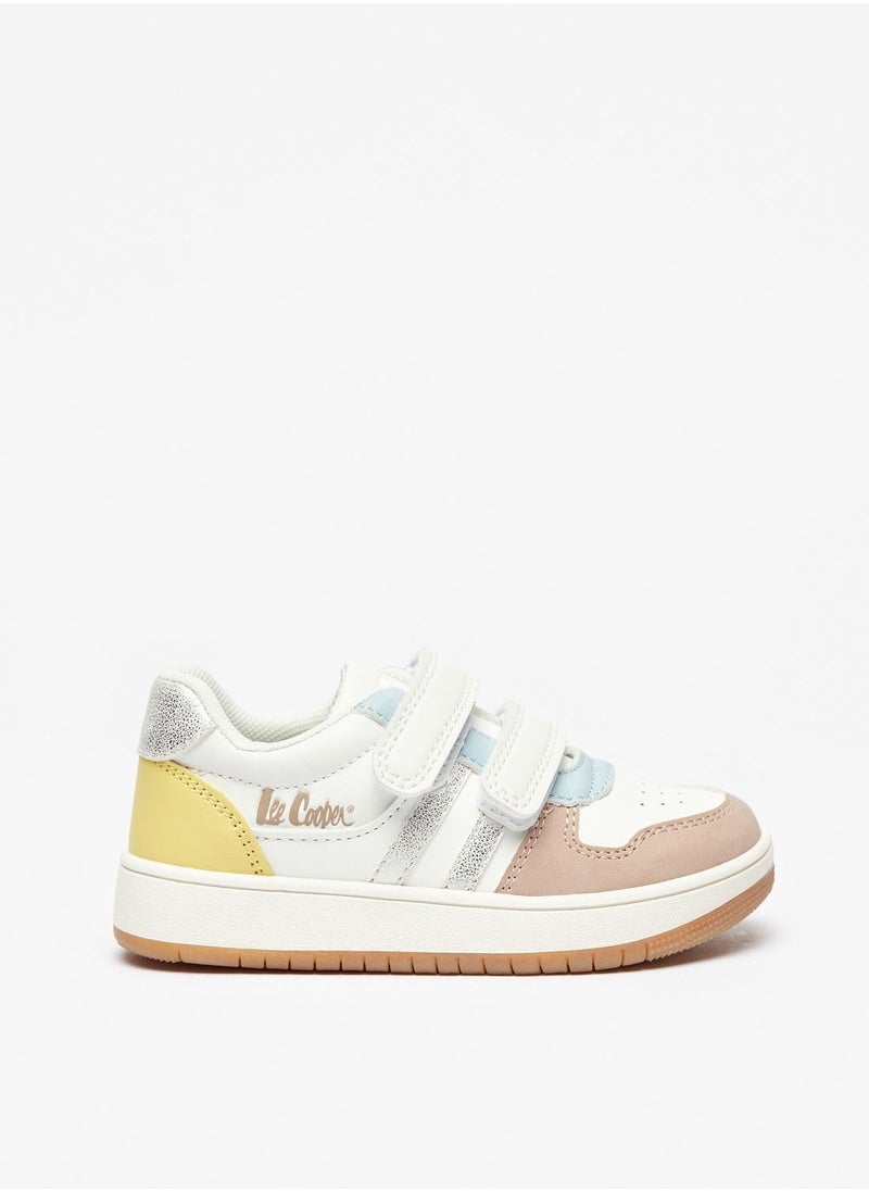 Lee Cooper - Lee Cooper Girls' Panelled Sneakers With Hook And Loop Closure - Image 1
