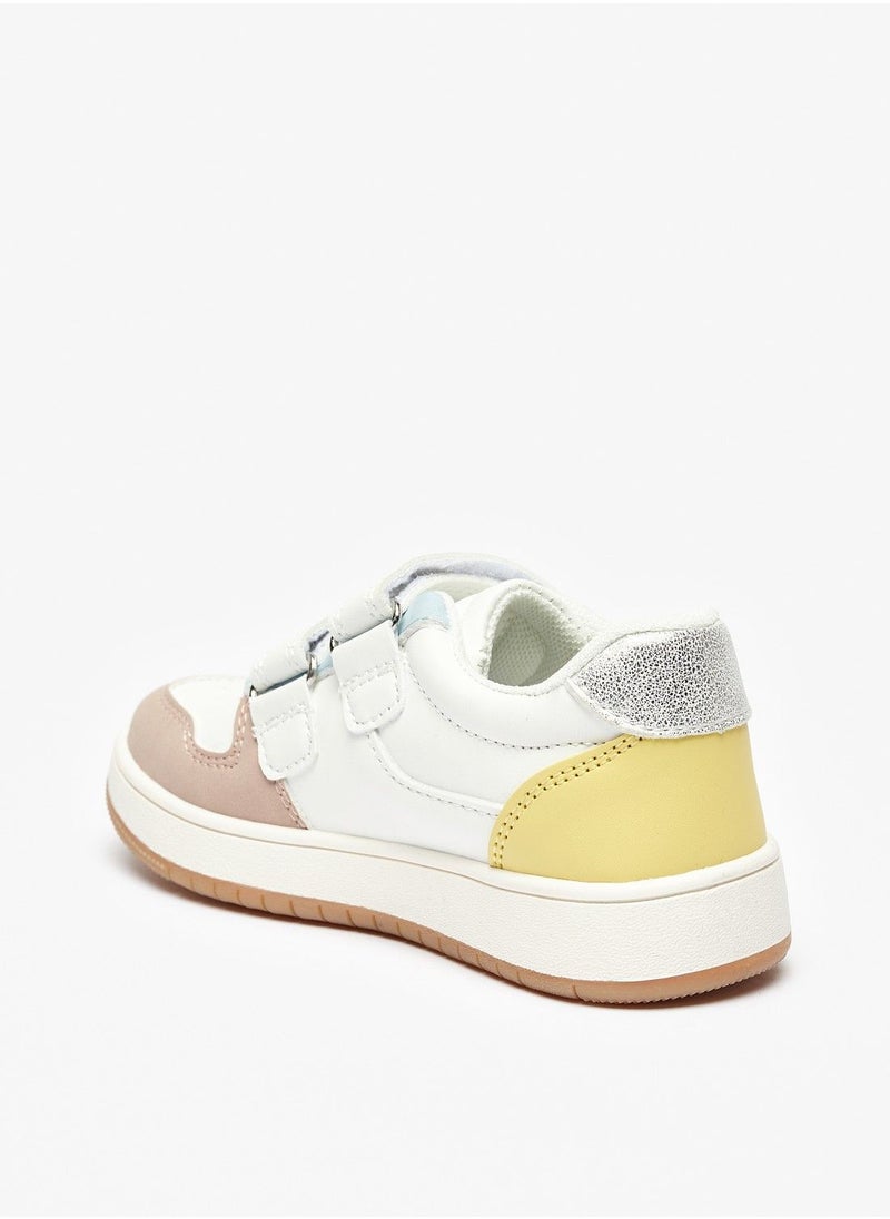Lee Cooper - Lee Cooper Girls' Panelled Sneakers With Hook And Loop Closure - Image 1