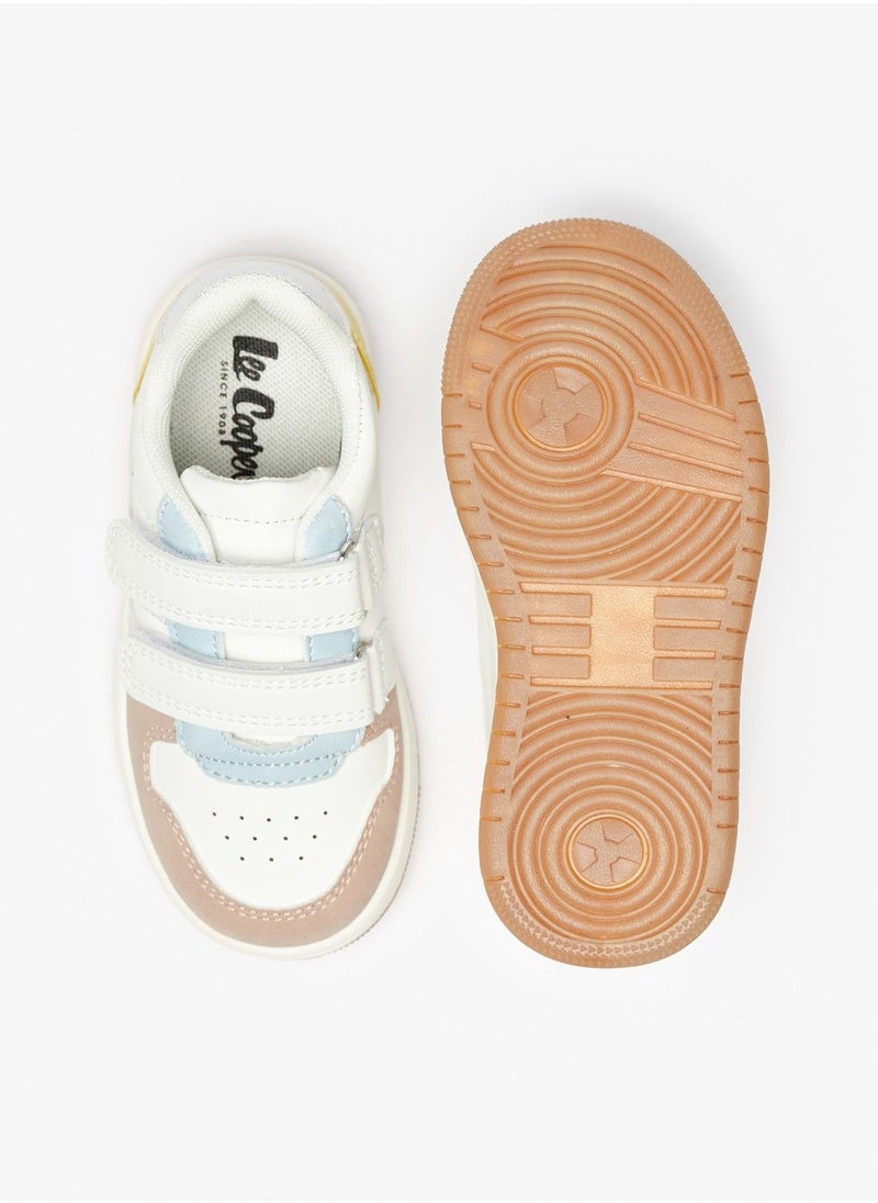 Lee Cooper - Lee Cooper Girls' Panelled Sneakers With Hook And Loop Closure - Image 1