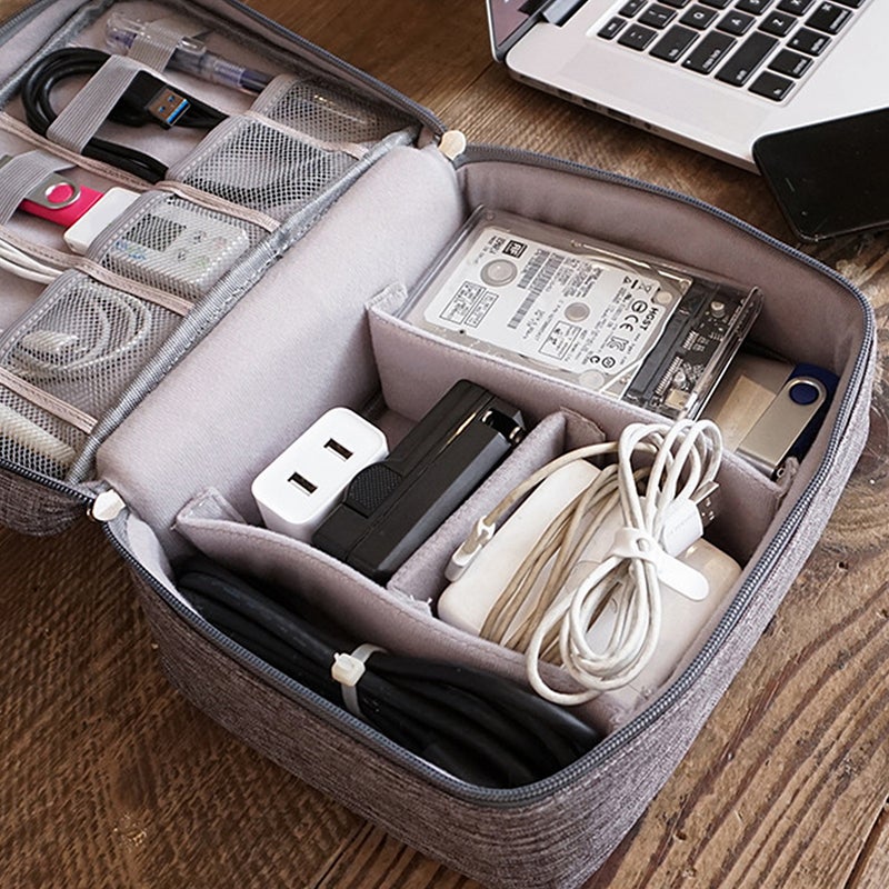 Cord Organizer Bag Travel Cable Storage Bag Water Electronics Organizer Cable Organizer Bag for Cable Charger Power Adapter - Image 3