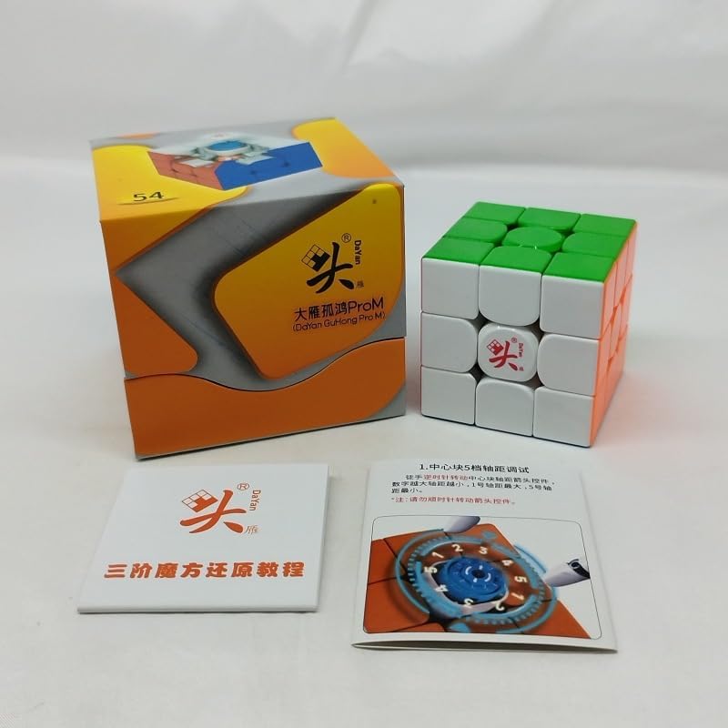 CuberSpeed cuberspeed Dayan guhong pro m 54mm Speed Cube 3x3x3 stickerless Cube MagLev Edition  - Image 2