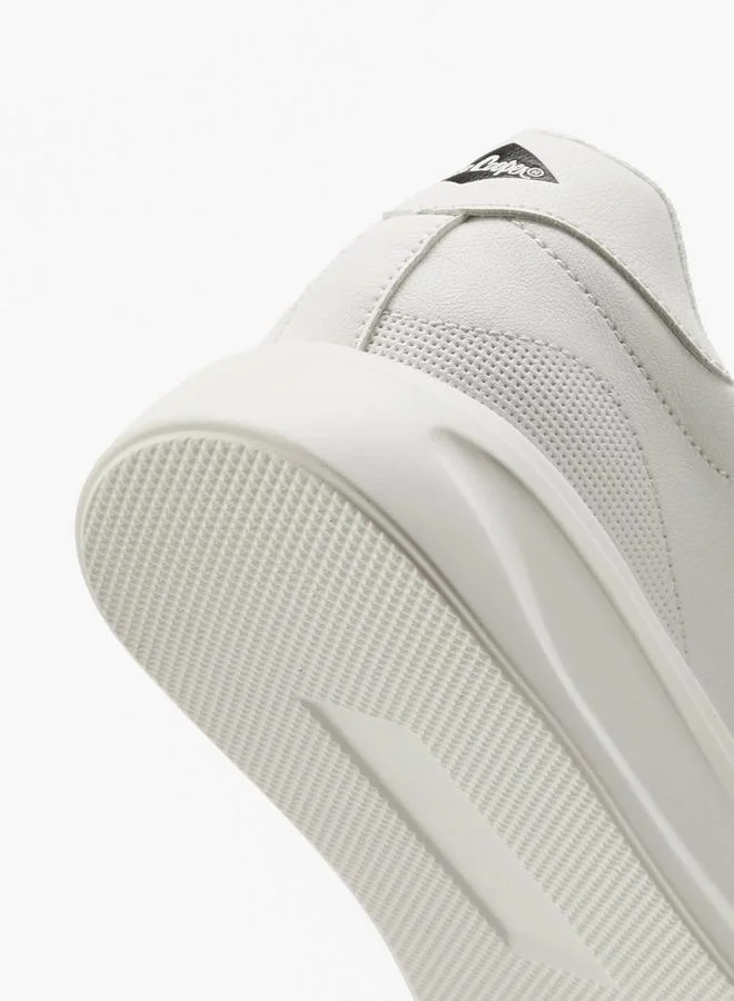 Lee Cooper WHITE Men'S Solid Lace-Up Ortholite Sneakers for Men | Best Price UAE