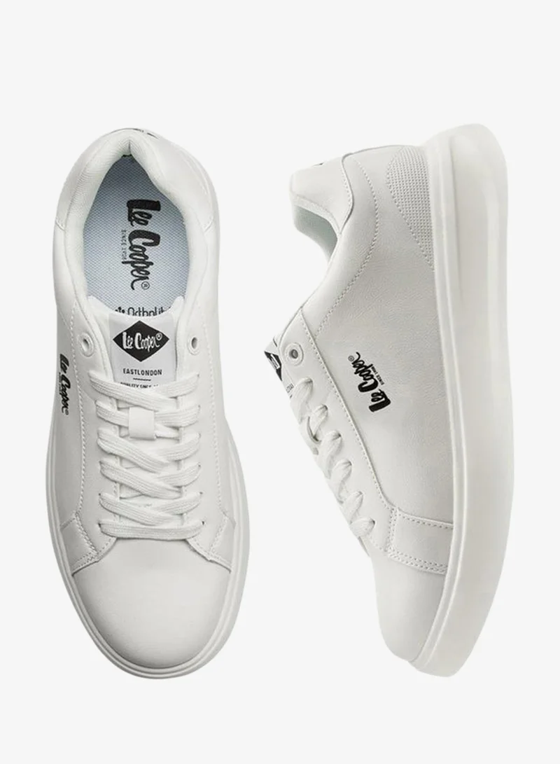 لي كوبر Men'S Solid Lace-Up Ortholite Sneakers