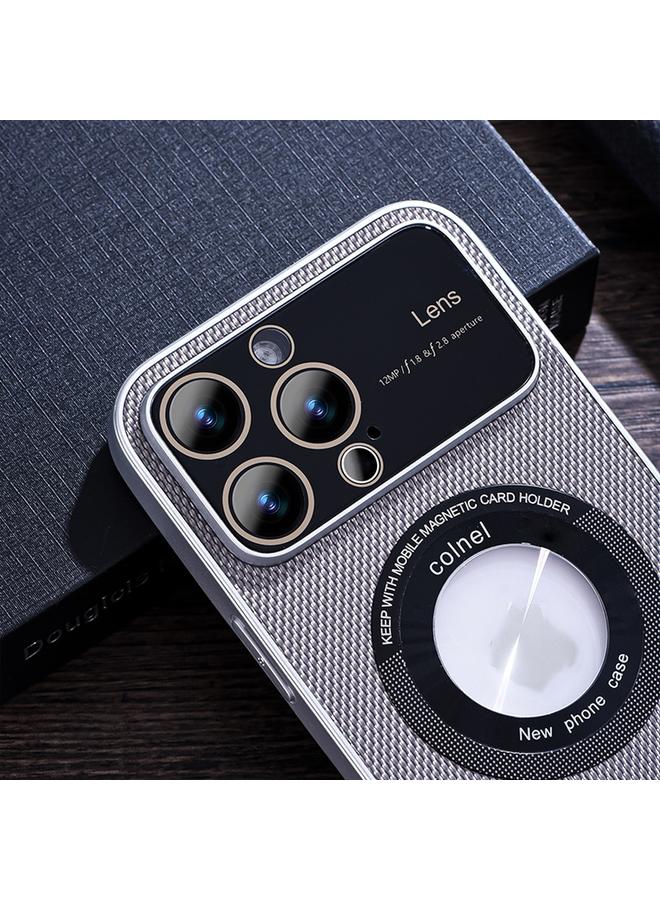 زبون جراب لهاتف iPhone 12 Pro مع نافذة عرض Magsafe PC Phone Case - Image 3