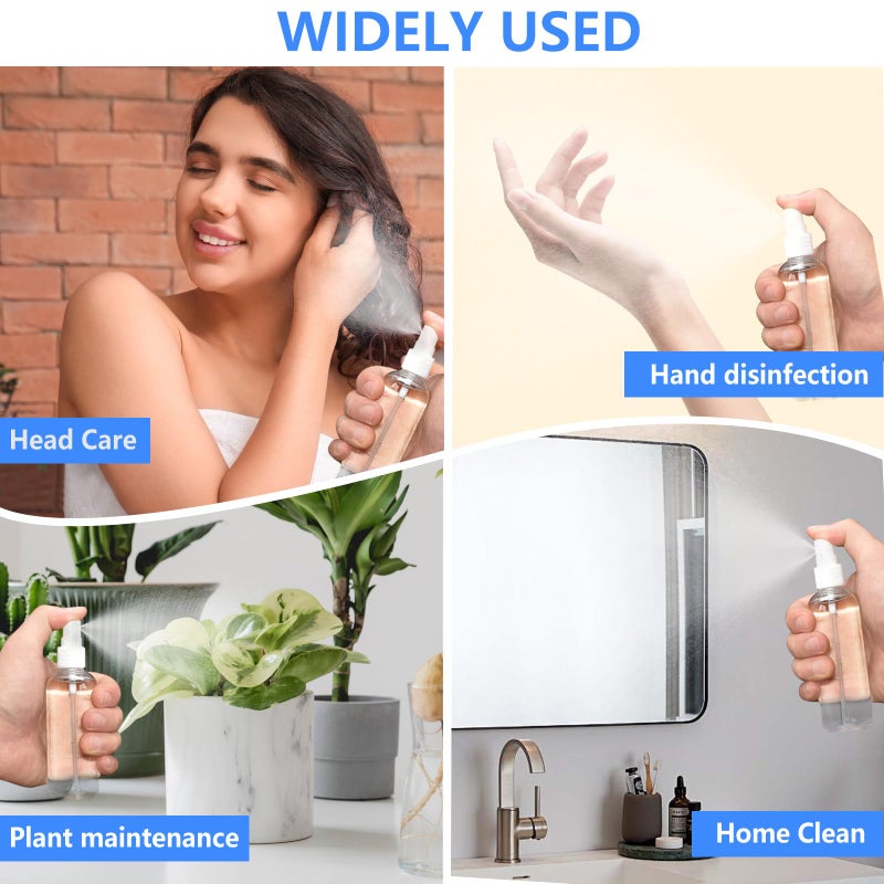 DTDNZKN 4 Pack 1 Oz (30ml) Mini Spray Bottles Clear Travel Size Spray Bottles Leak Proof with Funnels and Labels - Image 5
