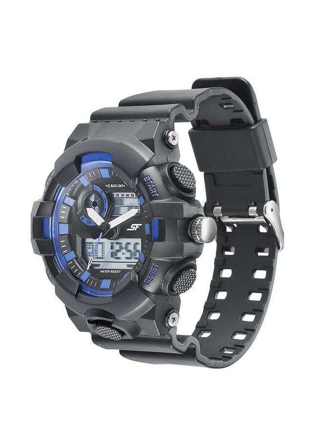 SF SF Hustler Analog-Digital Grey Round Dial Men's Sport Watch-77117PP05W  - Image 3
