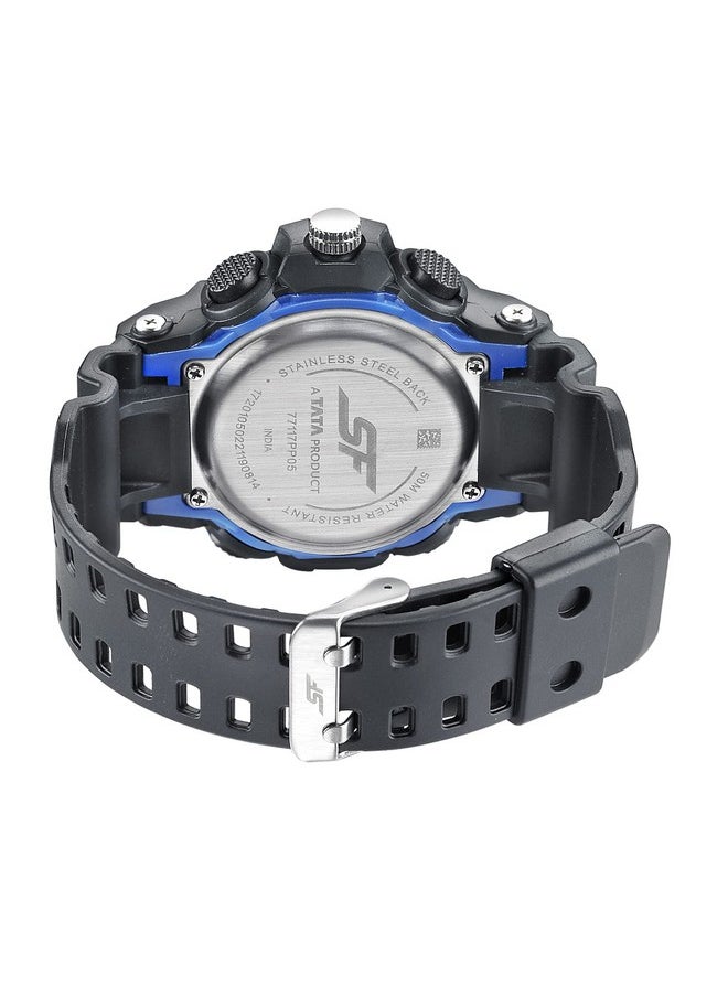 SF SF Hustler Analog-Digital Grey Round Dial Men's Sport Watch-77117PP05W  - Image 4