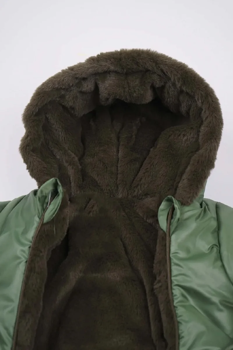 بوديوم جييم Podium Clothing Trend Stain-proof Rain-proof Cold-proof Woolen 100% Cotton Gilded Hooded Cosmonaut Jumpsuit