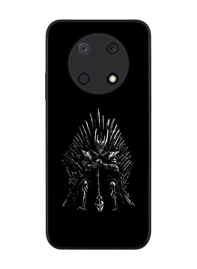 Stylizedd Rugged Black edge case for Huawei nova Y90 Slim fit Soft Case Flexible Rubber Edges Anti Drop TPU Gel Thin Cover - GOT One Throne - Image 1