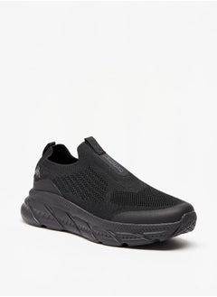 Women's Solid Slip-On Cushioning Shoes With Pull Tabs
