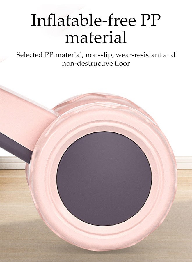 DUNISO Kids Balance Bike 4 Wheels Toddlers Bike Ride Toy Widened Anti-skid Tires Mini Lightweight Walker Bike with Led Light Suitable for Family and Outdoor Use, Increase Parent-child Interaction - Image 5