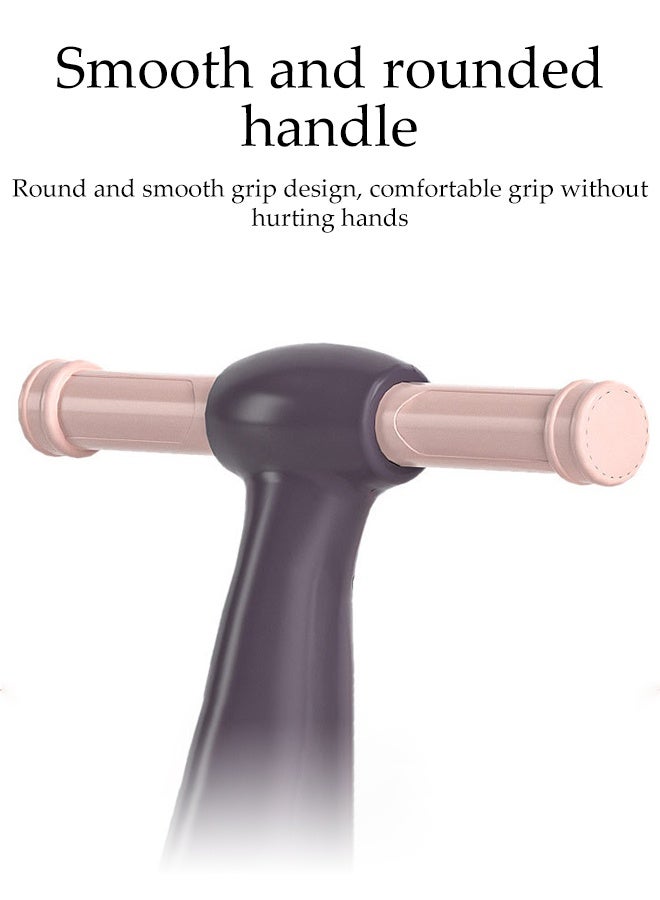 DUNISO Kids Balance Bike 4 Wheels Toddlers Bike Ride Toy Widened Anti-skid Tires Mini Lightweight Walker Bike with Led Light Suitable for Family and Outdoor Use, Increase Parent-child Interaction - Image 3