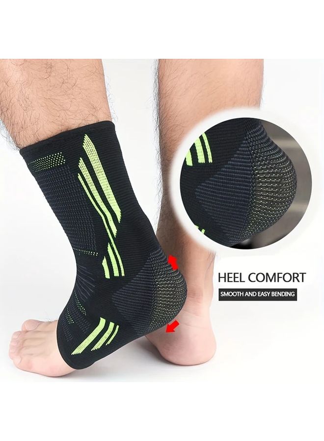 XL Orange Elastic Ankle Brace Support For Running Basketball Sports Men Women - Image 5