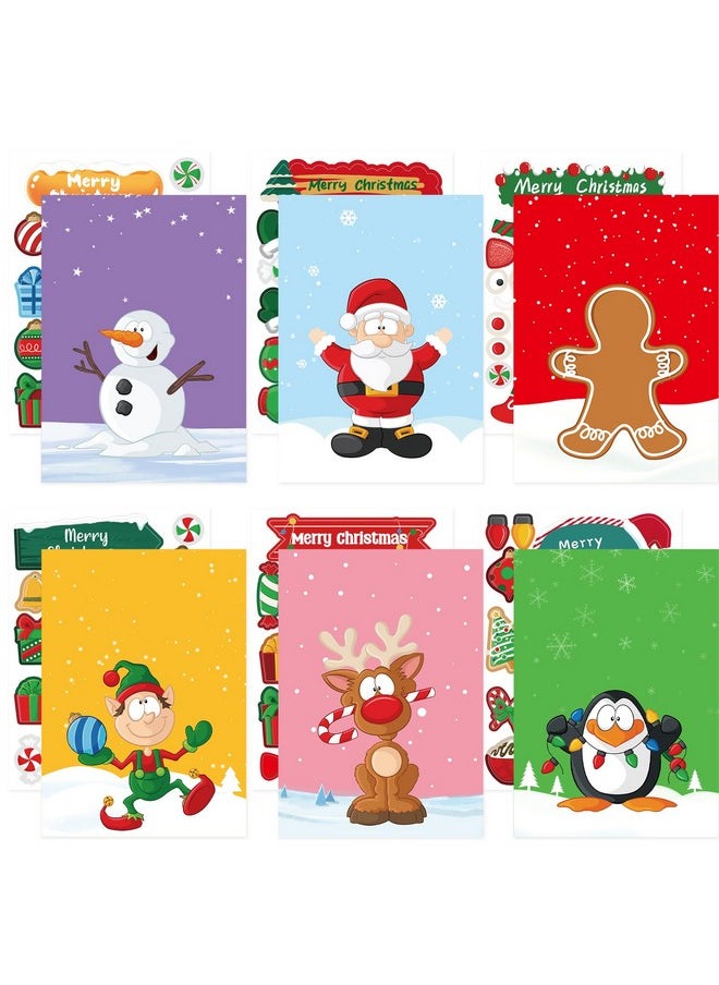 Fancy Land - Christmas Cards With Envelopes And Stickers 18Pcs Holiday Cards Diy Christmas Cards Making Kit Make Your Own Christmas Cards - Image 1