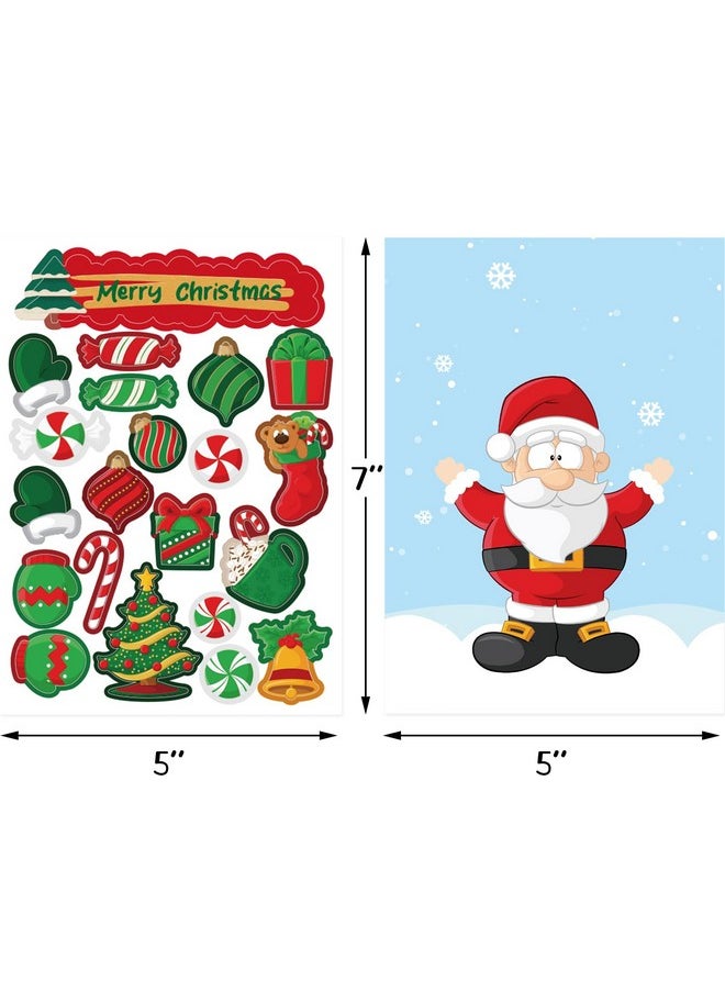 Fancy Land - Christmas Cards With Envelopes And Stickers 18Pcs Holiday Cards Diy Christmas Cards Making Kit Make Your Own Christmas Cards - Image 1